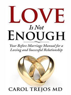 cover image of Love is Not Enough--Your Before Marriage Manual for a Loving and Successful Relationship